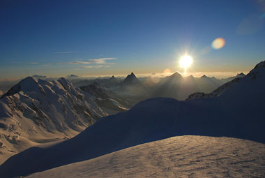 Sunset - Capanna Regina Margherita - Monte Rosa